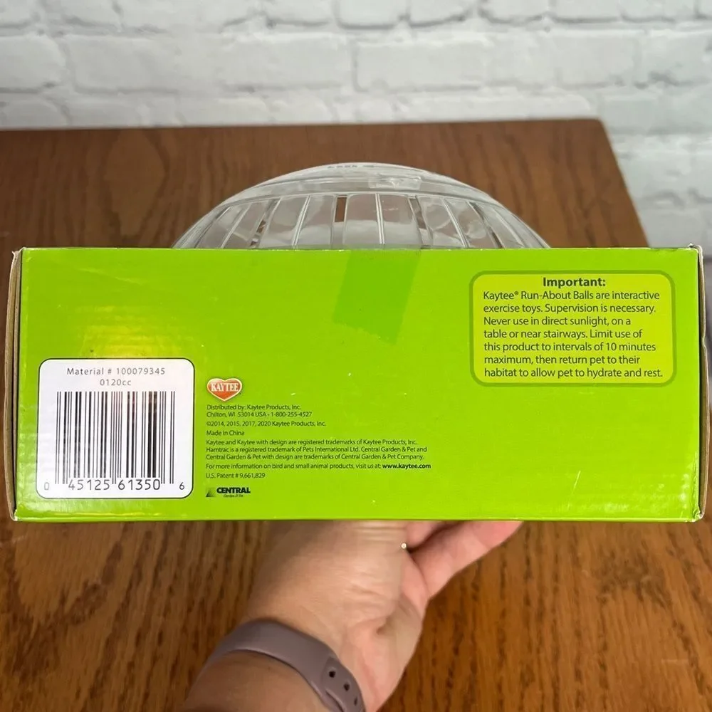 Kaytee 7” Hamster or Gerbil Exercise Ball New in package